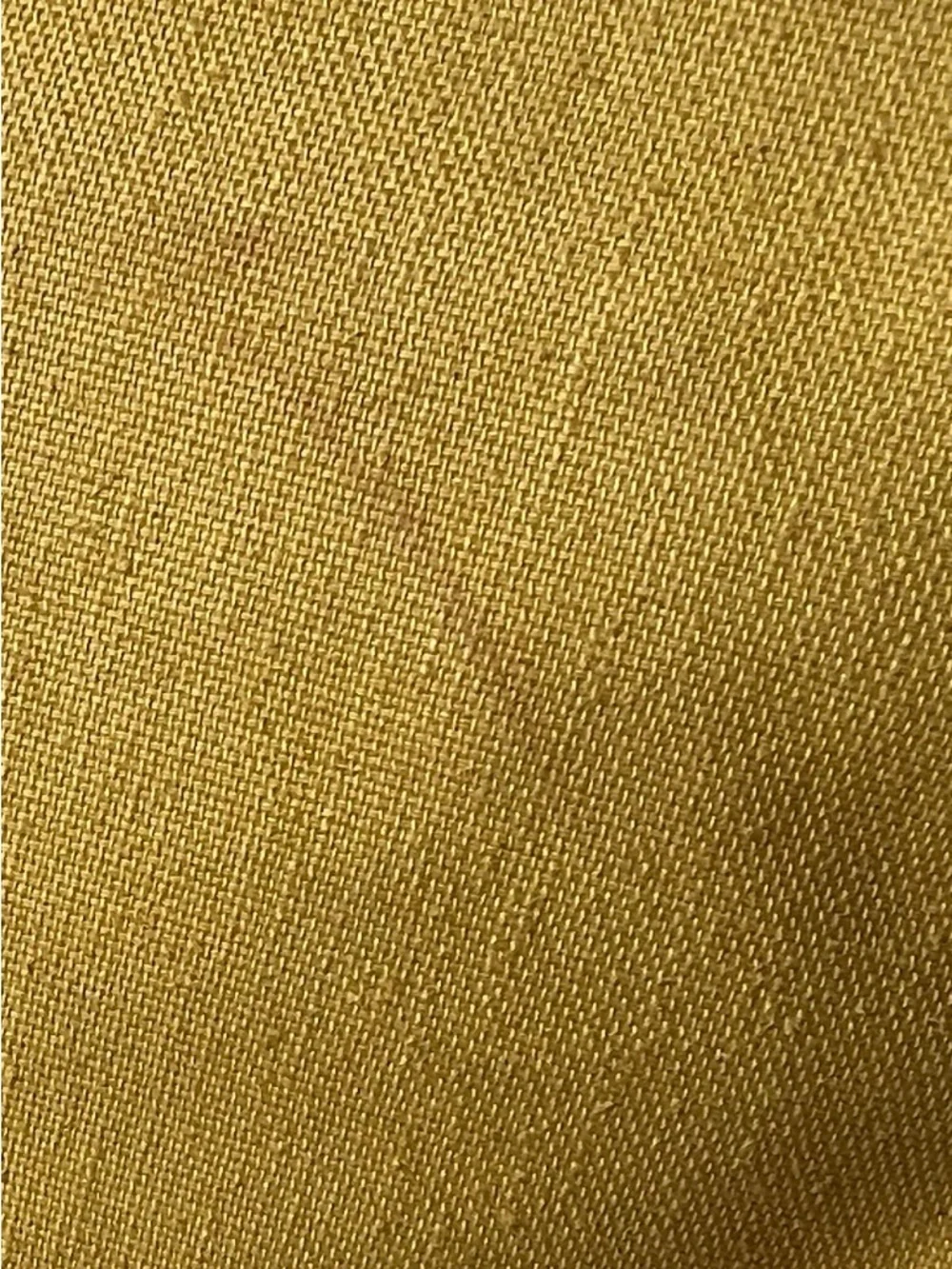 Vintage 60s Canvas Tote Bag in Mustard Yellow with Cream Straps - Picture 7 of 12